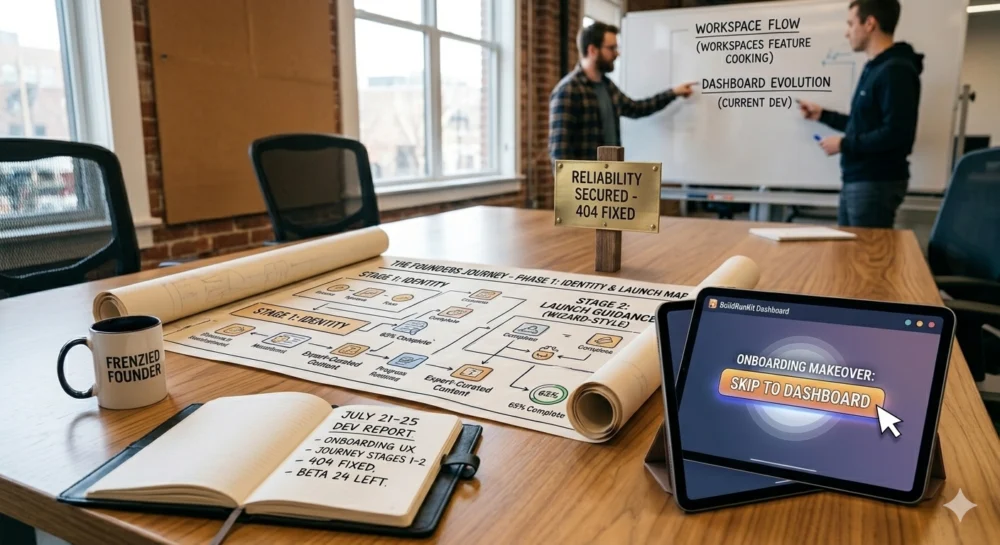 Build In Public – Week of July 21–25, 2025