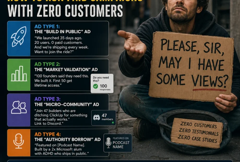 Social Proof Ads: How to Run Paid Campaigns With Zero Customers