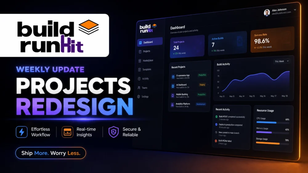 Changelog: Goldilocks Projects Redesign & Global UI Polish