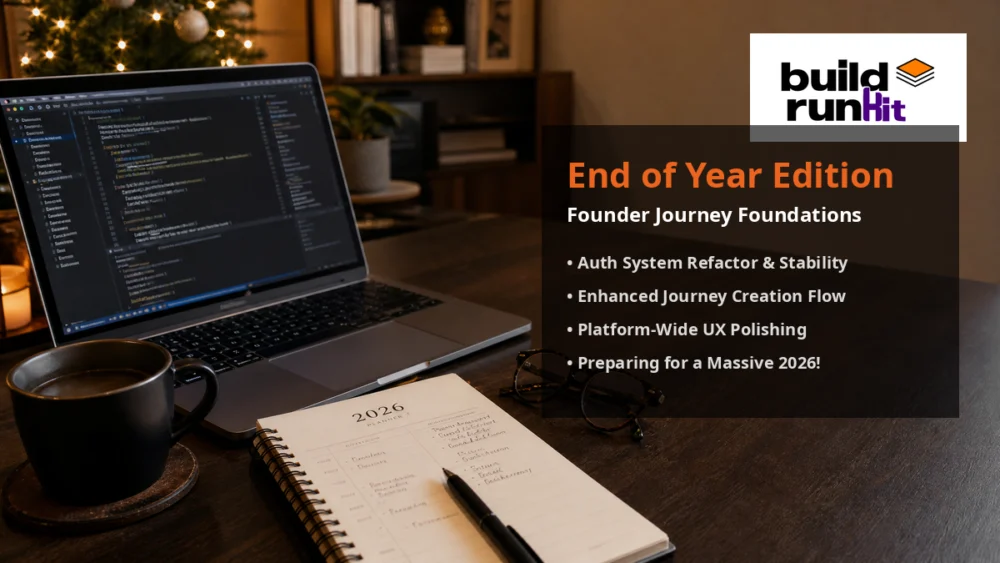 Founder Journey Foundation: BuildRunKit End of Year Edition