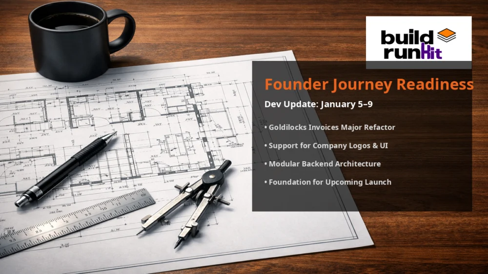 Founder Journey Progress: BuildRunKit Update – January 5–9