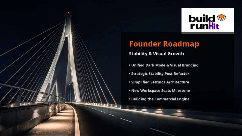 Founder Roadmap: Stability & Visual Growth