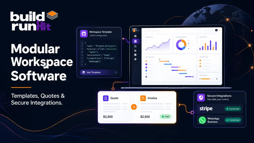 Modular Workspace Software: Templates & Quotes